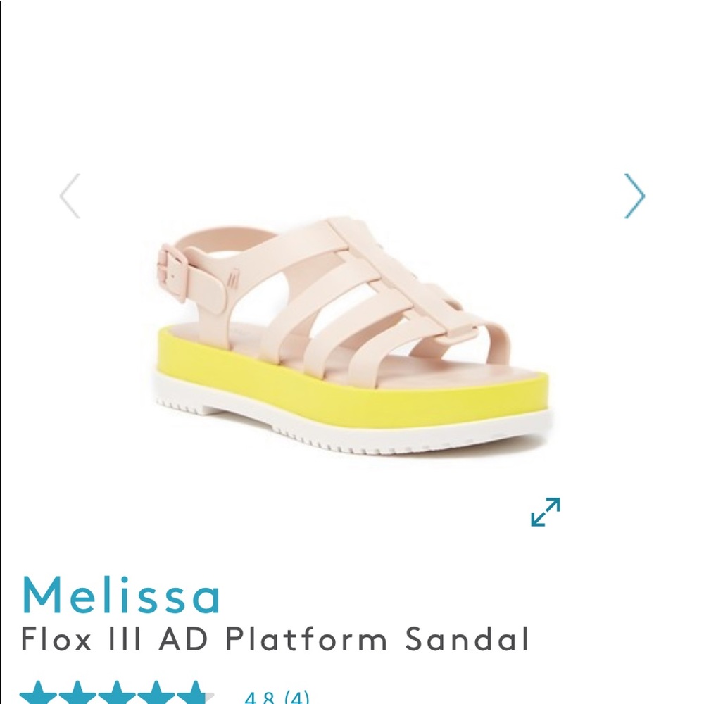 Melissa platform sandals-new